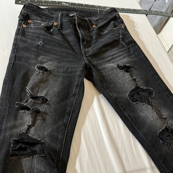 AMERICAN EAGLE OUTFITTERS bundle of 3 Size 28 x 30 Black Mid to high rise - Picture 5 of 14